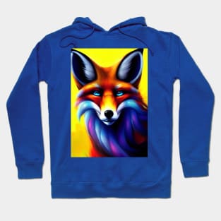 CUTE MULTICOLOURED FOX Hoodie